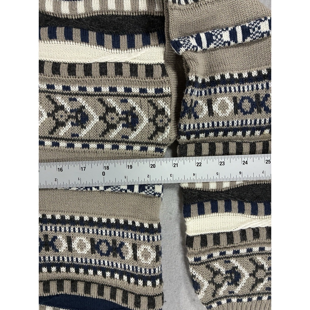 Vintage 90's Wings Wool/Acrylic Blend Knit Sweater. Men's Medium. Coogi Style - Picture 6 of 7